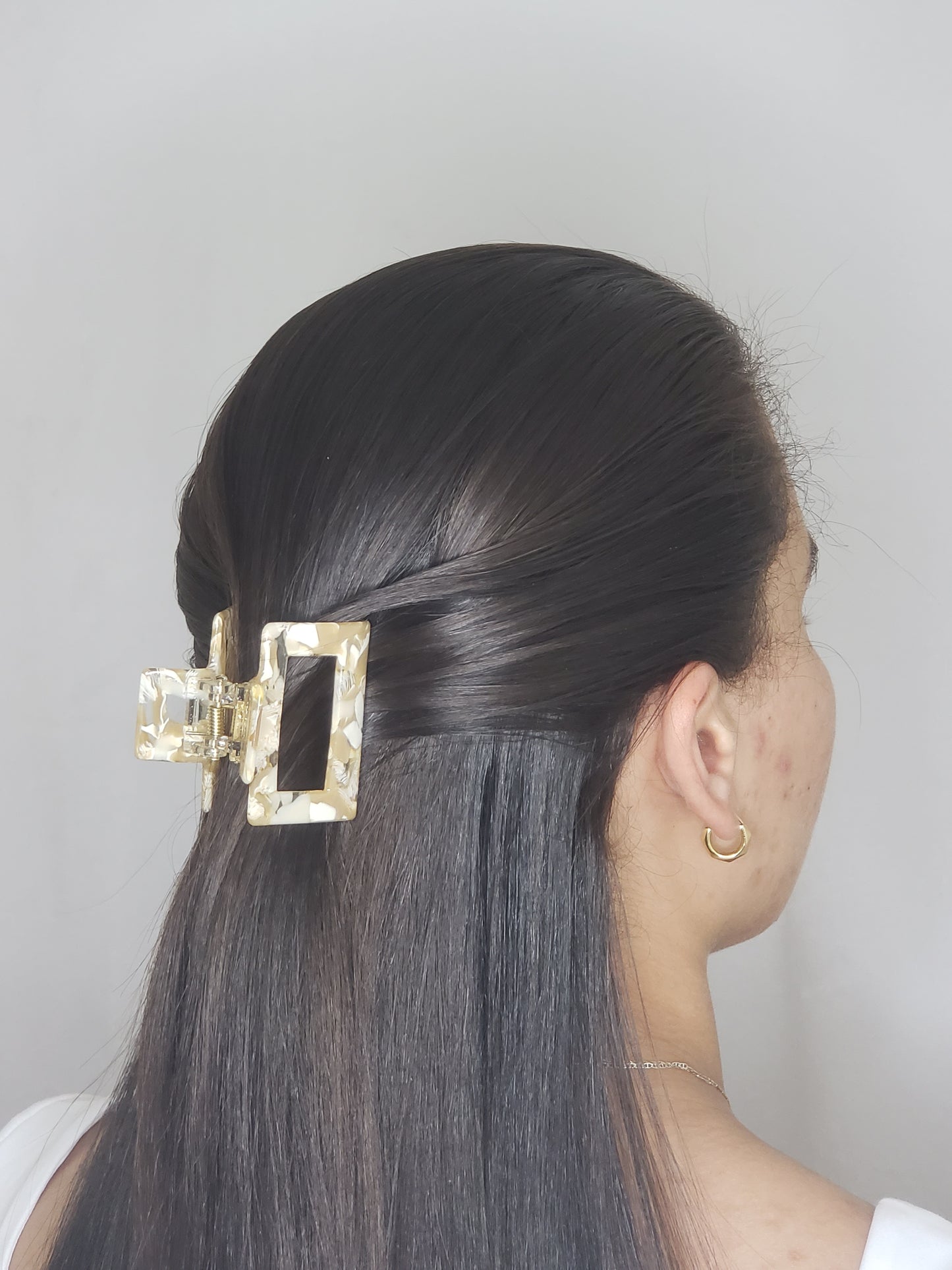 Square Hair Claw Clip - Package of 2 Units.