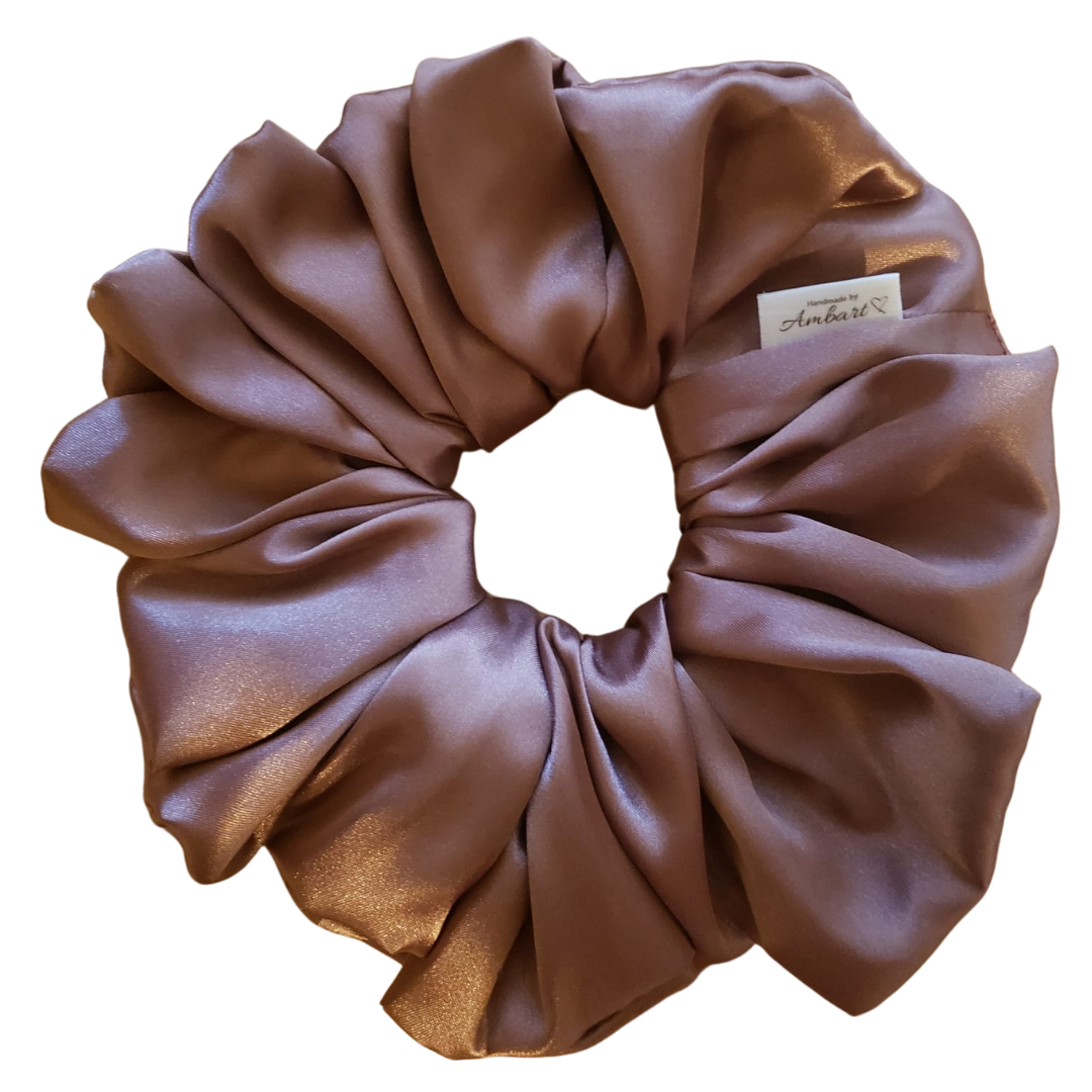 Brown Scrunchie